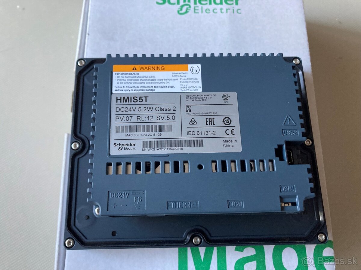 Predám HMI panel Schneider Magelis HMISTU855 - 4