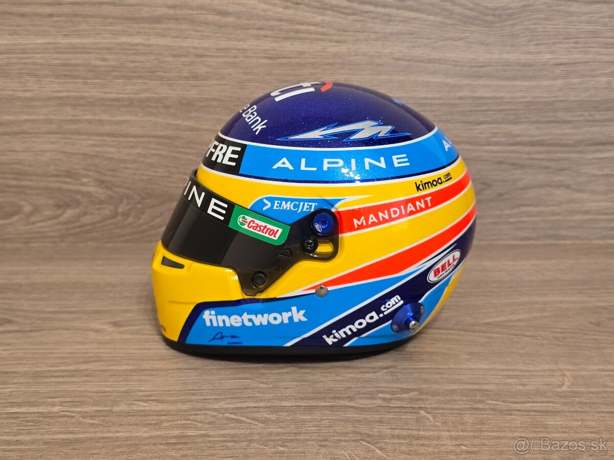 Fernando Alonso 2021 Mini Prilba 1:2 Bell - 4