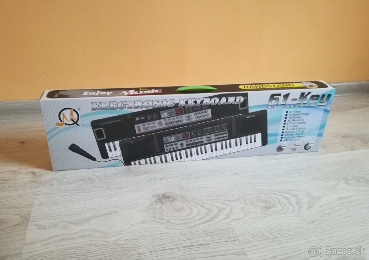 Detské klávesy /61 kláves/ s mikrofónom + USB - 4