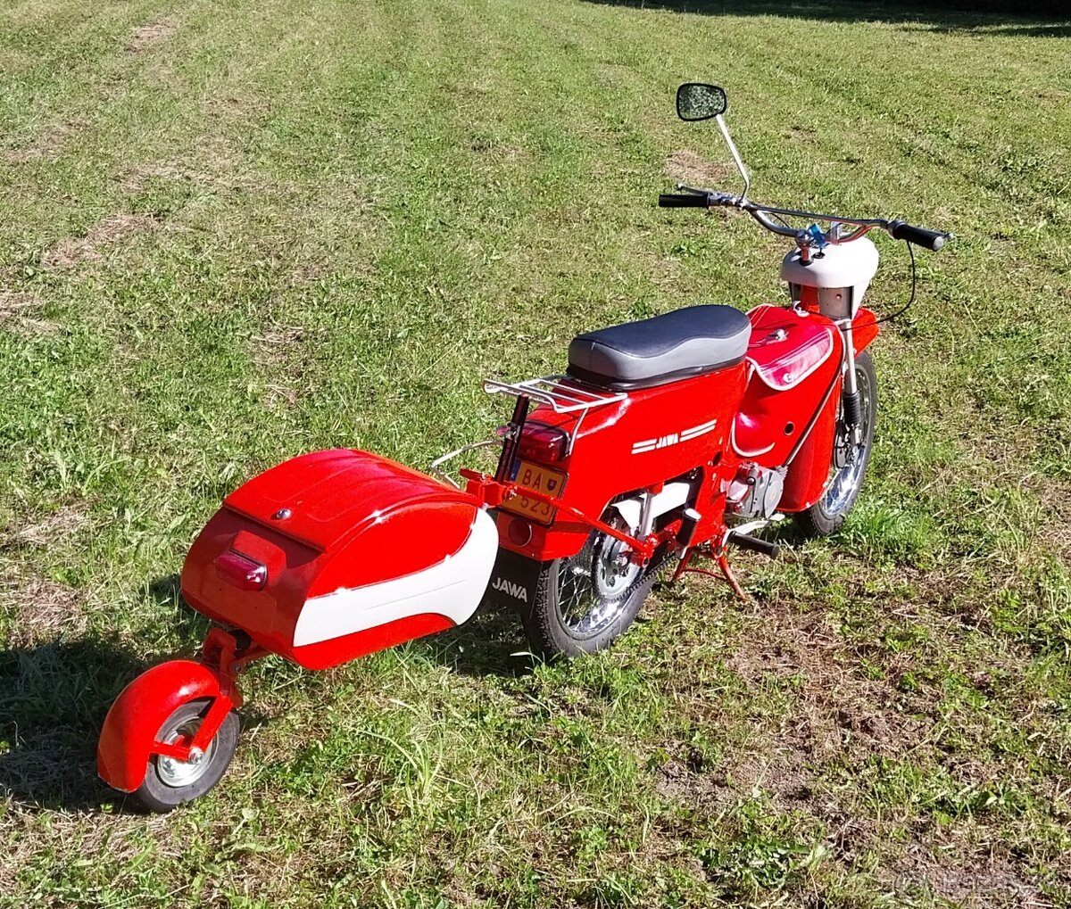 Predam alebo VYMENÍM komplet zrenovovanu Jawu pionier 21 s p - 4