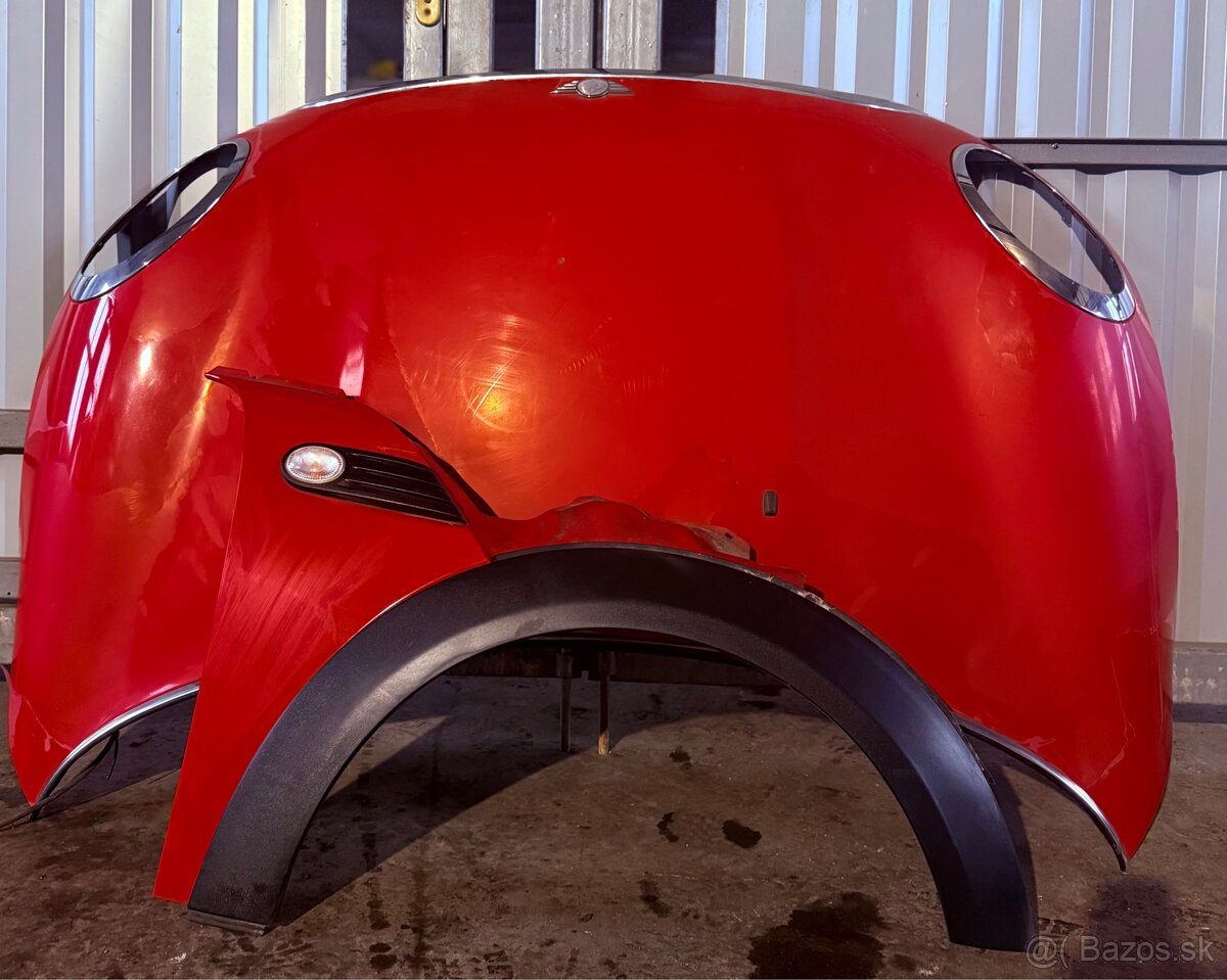 Mini Cooper R55 R56 R57, kompletný predok, nárazník, kapota - 4