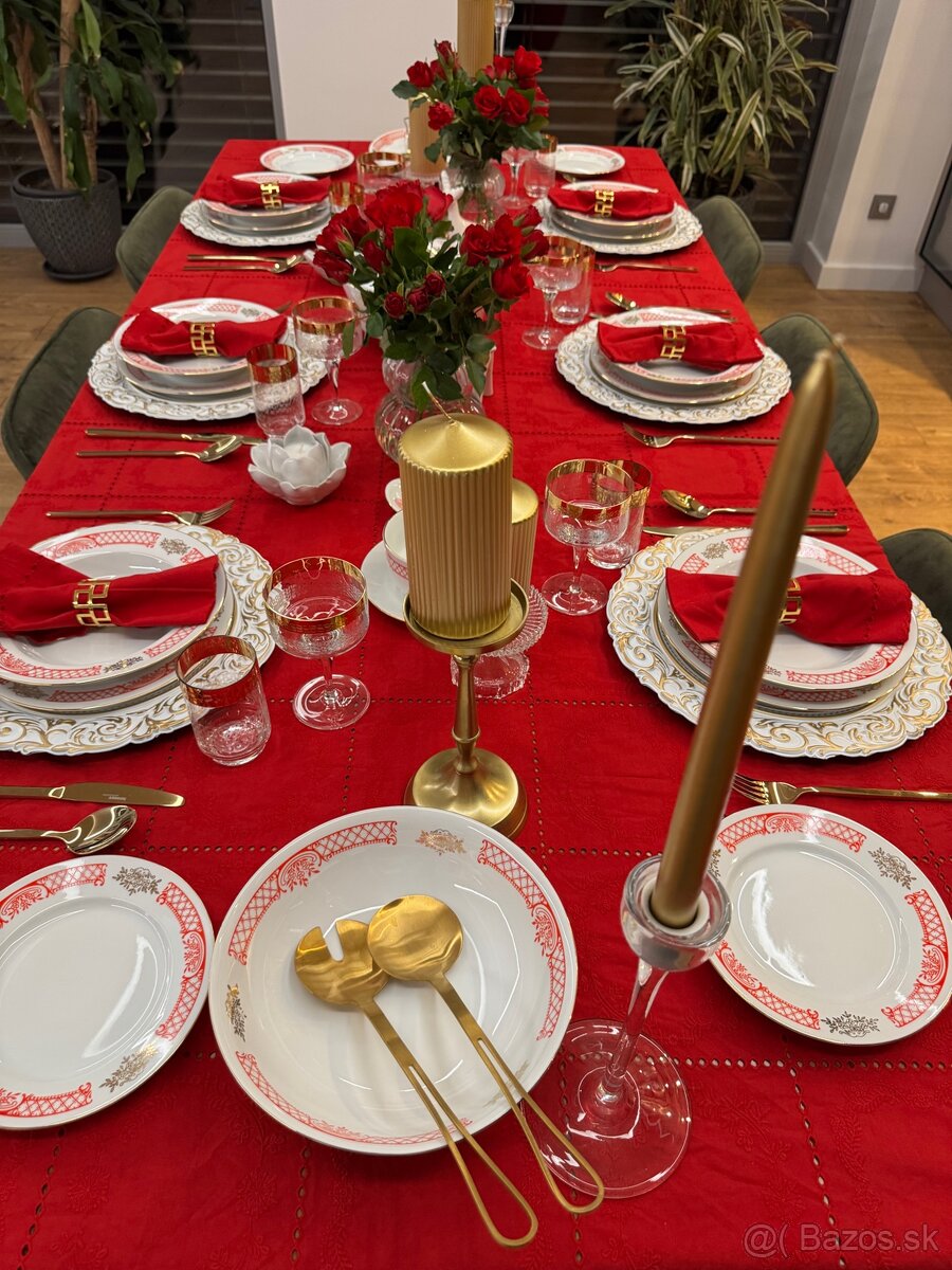 Nádherná retro obedová súprava ako nová - 4