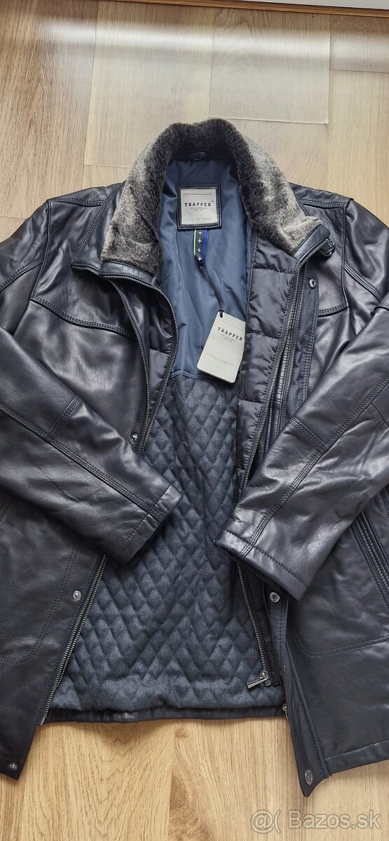 Original kožená bunda Trapper - 4