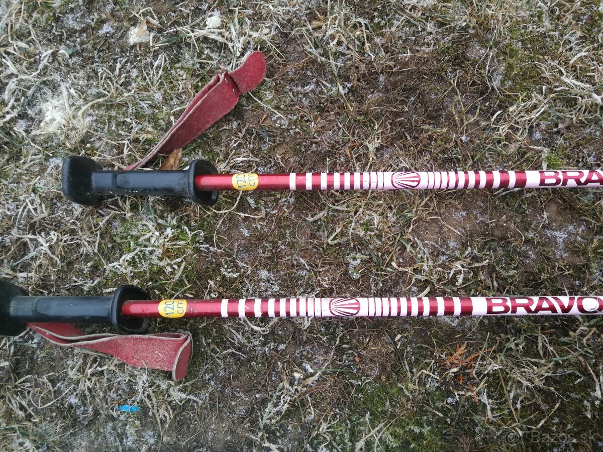 Staré drevené lyže Sulov - 4