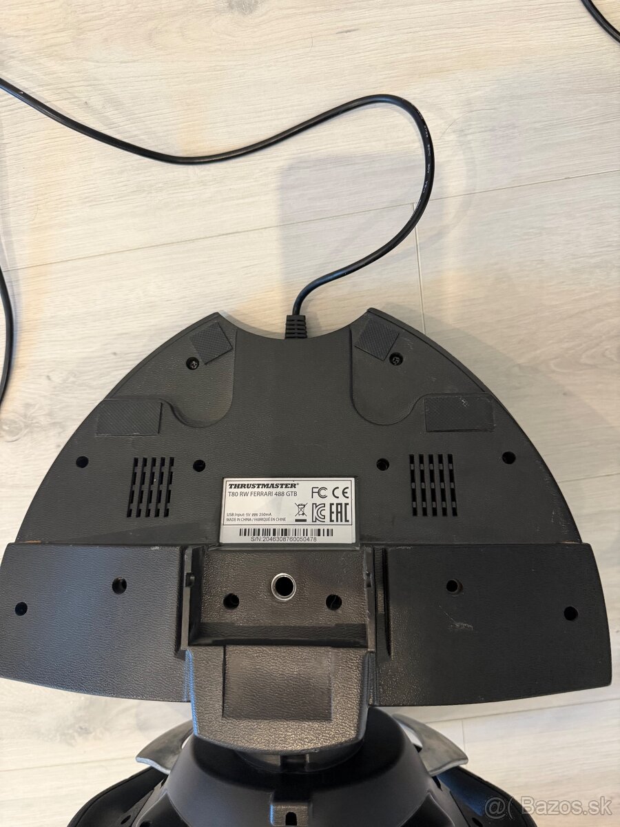 thrustmaster t80 rw ferrari 488 gtb volant s pedalmi - 4