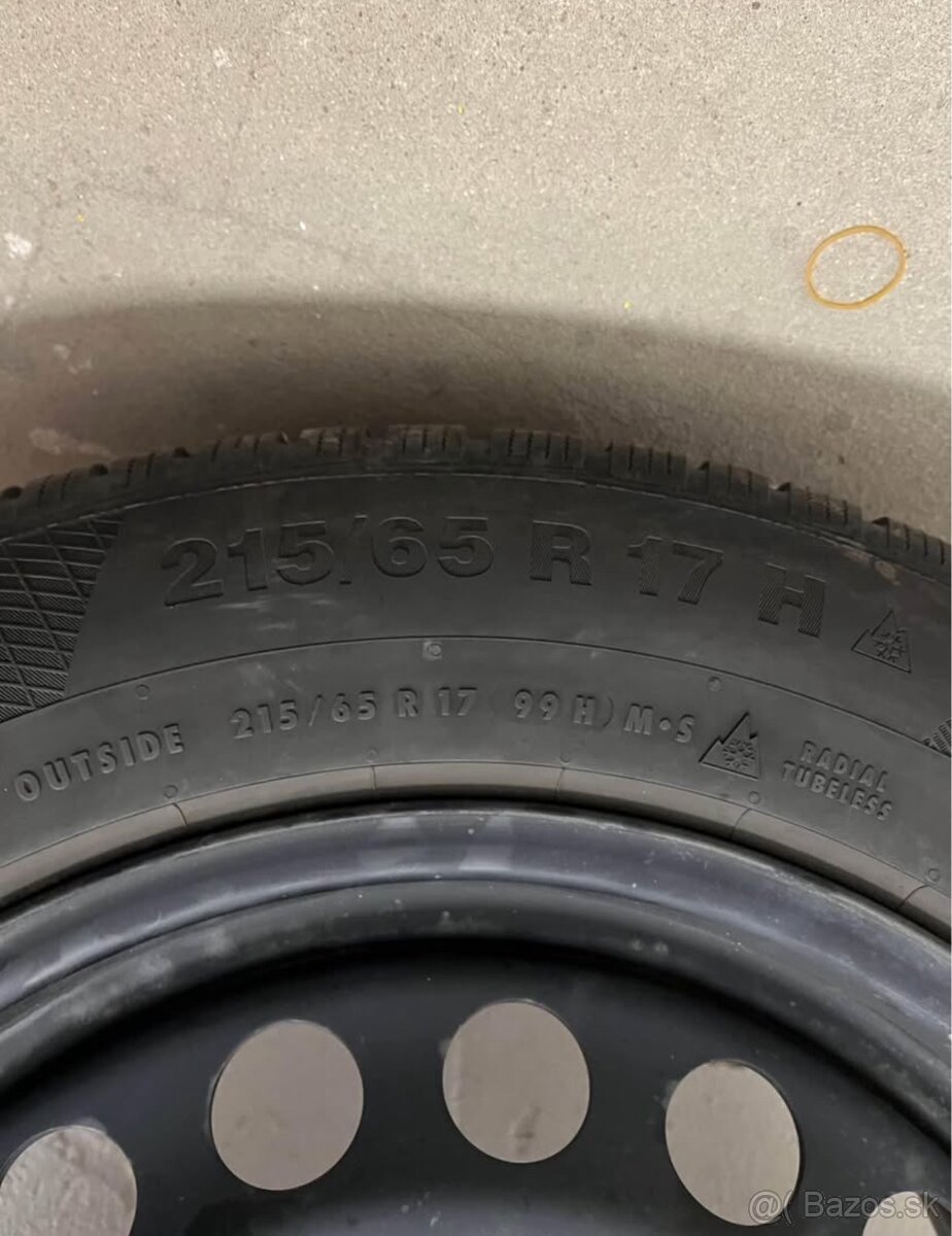 Zimne 215/65 r17. Na plech diskoch - 4