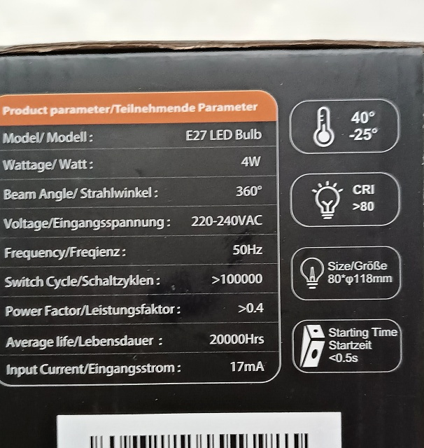 Vintage źiarovky G80 - 2ks - 4