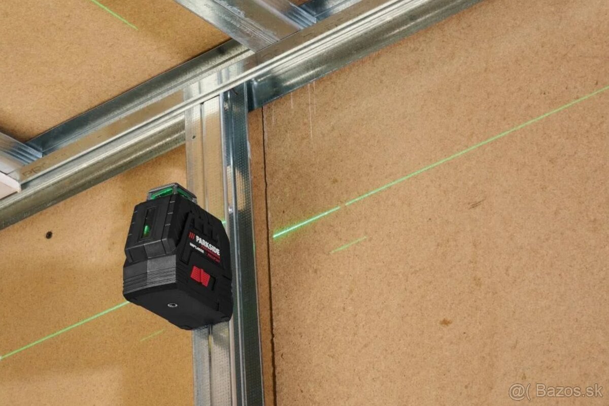Krížový líniový Laser Parkside PKLLP 360 B3 + Statív - 4