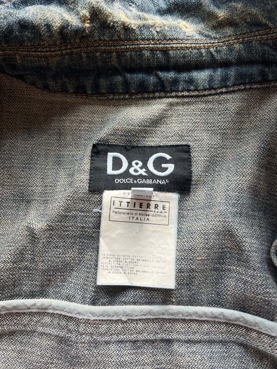 Originálna džínsová bunda Dolce & Gabbana - 4