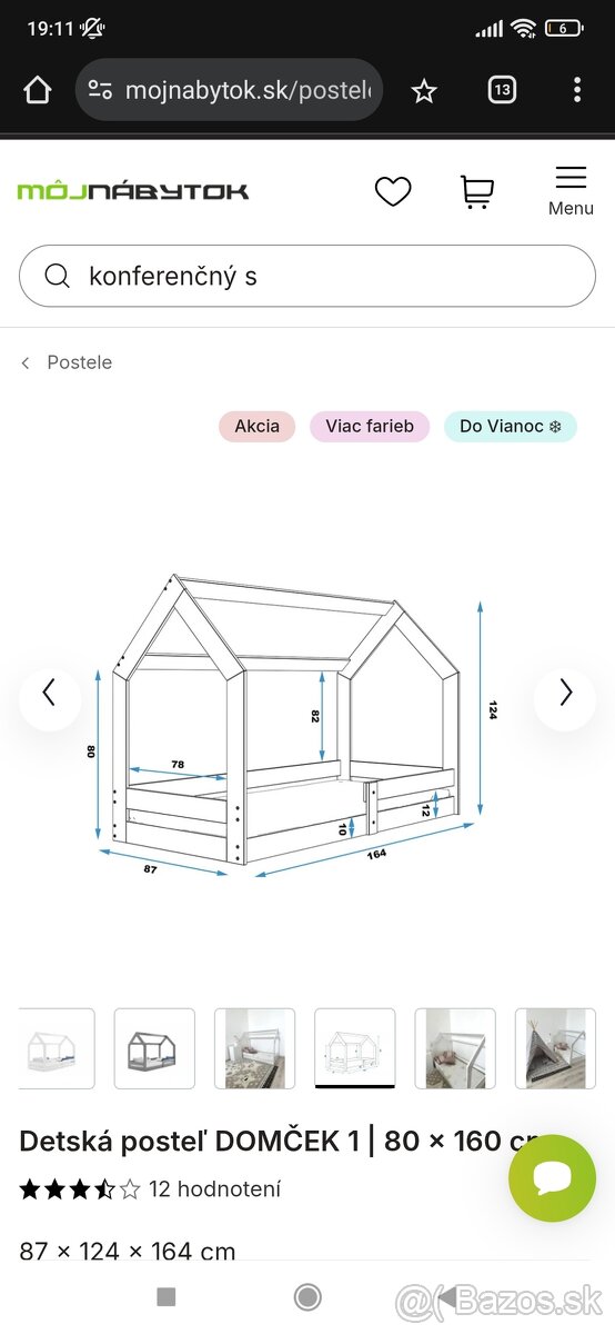 Detská posteľ 160cm - 4