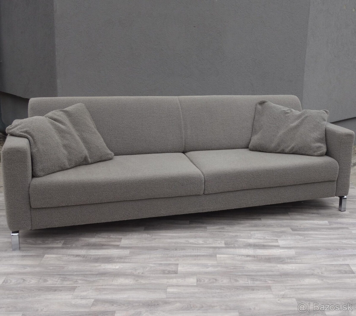 Sedačka sivá – látková . - 4