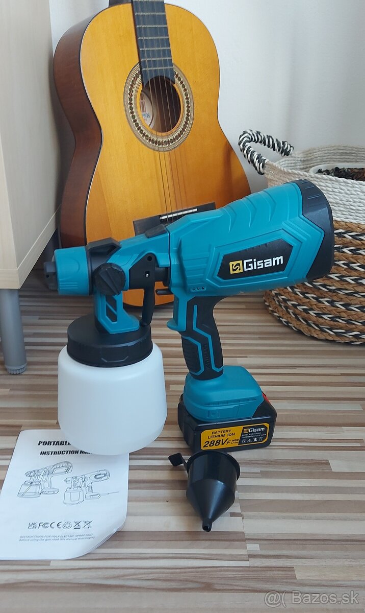 Striekacia Aku pištoľ, pre batériu Makita 18V,tryska-NEW. - 4