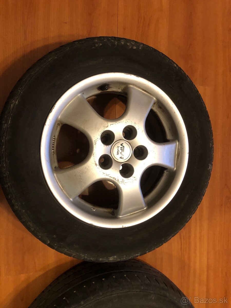 Predám elektróny R15 s letnými pneumatikami - 4