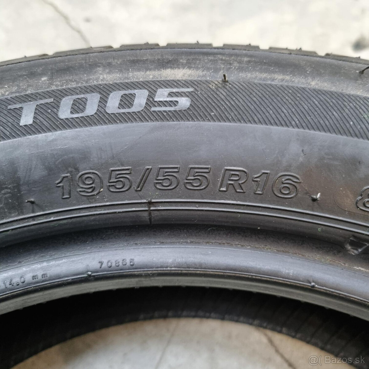 Letné pneumatiky 195/55 R16 BRIDGESTONE - 4