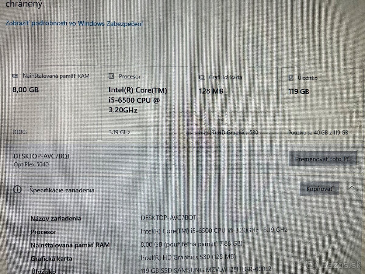 Dell Optiplex 5040 - 8GB Ram, SSD, Intel i5 - 4