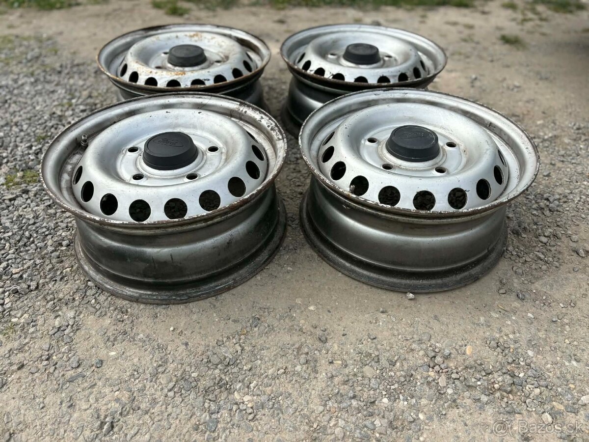 Plechové disky 5x160 r16 originál Ford - 4
