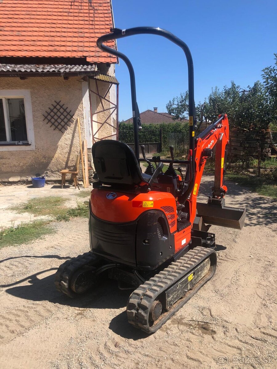 KUBOTA U10 bagr bez přesahu zádě - 4