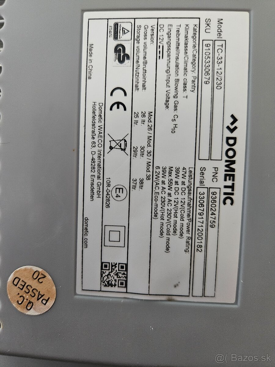 DOMETIC Chladiaci box - 4