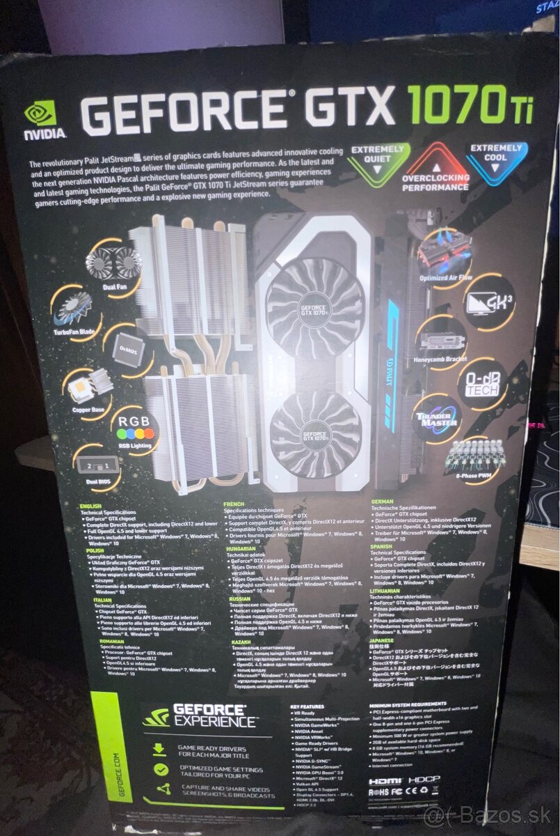 Predám gtx 1070ti 8gb - 4