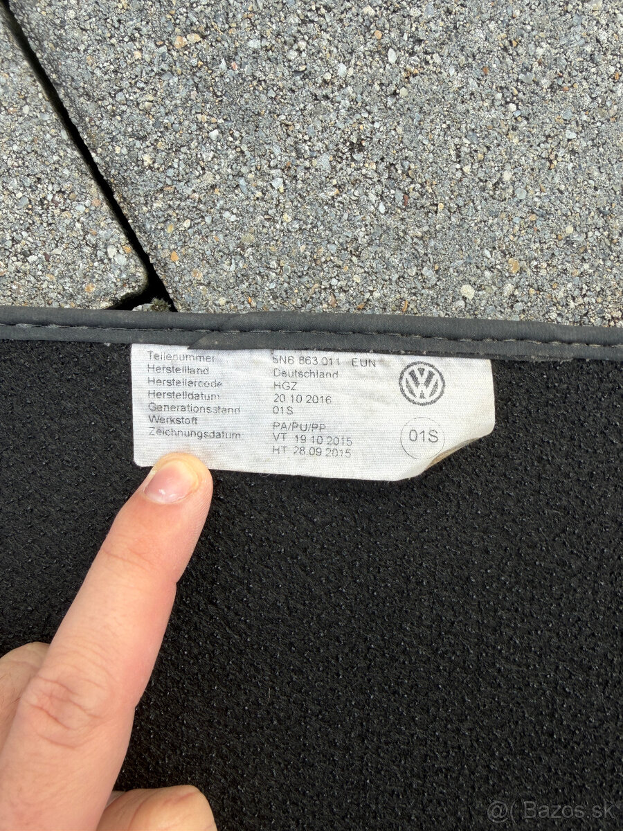 Originálne textilné koberce VW Tiguan II (2016 – 2024) - 4