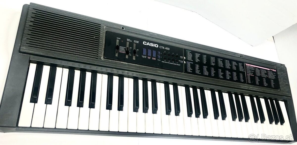 Keyboard Casio CTK - 450 s dřevěným kufrem - 4