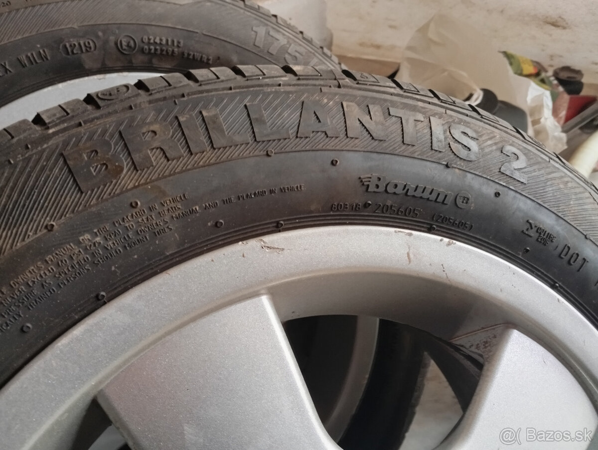 predám hliníkové disky a pneu 4x108 - 4