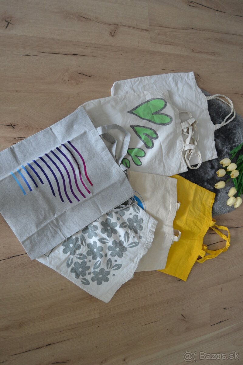 Plátené tašky 6 ks - 4