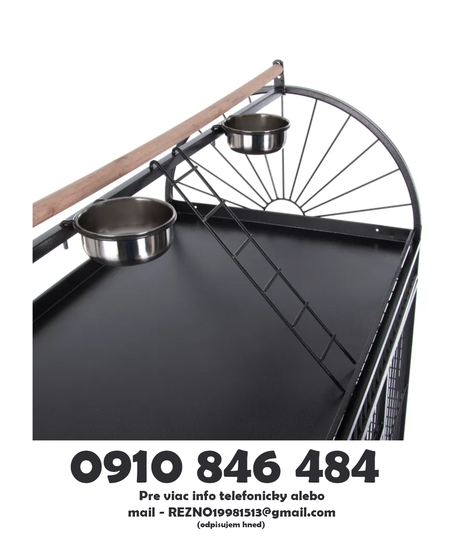 Luxusná klietka pre papagáje 🦜 – Bezpečná, Pevná, Nová - 4