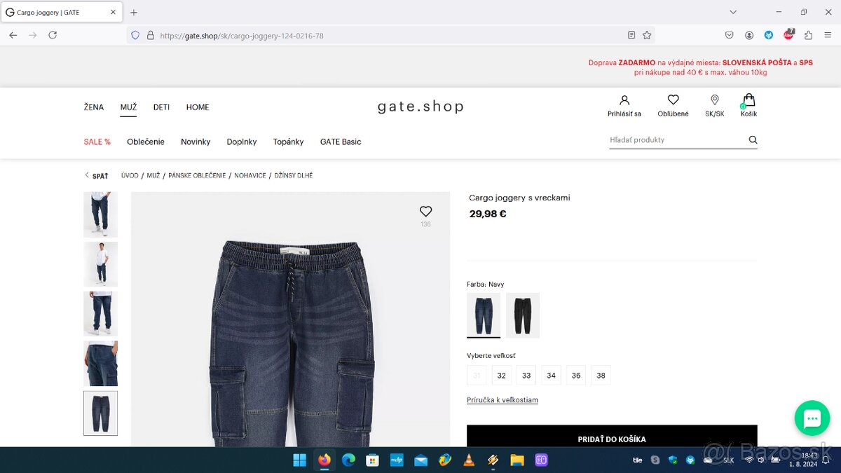 Riflové kapsáče a Riflové joggery Gate, Rifle Horsefeathers - 4