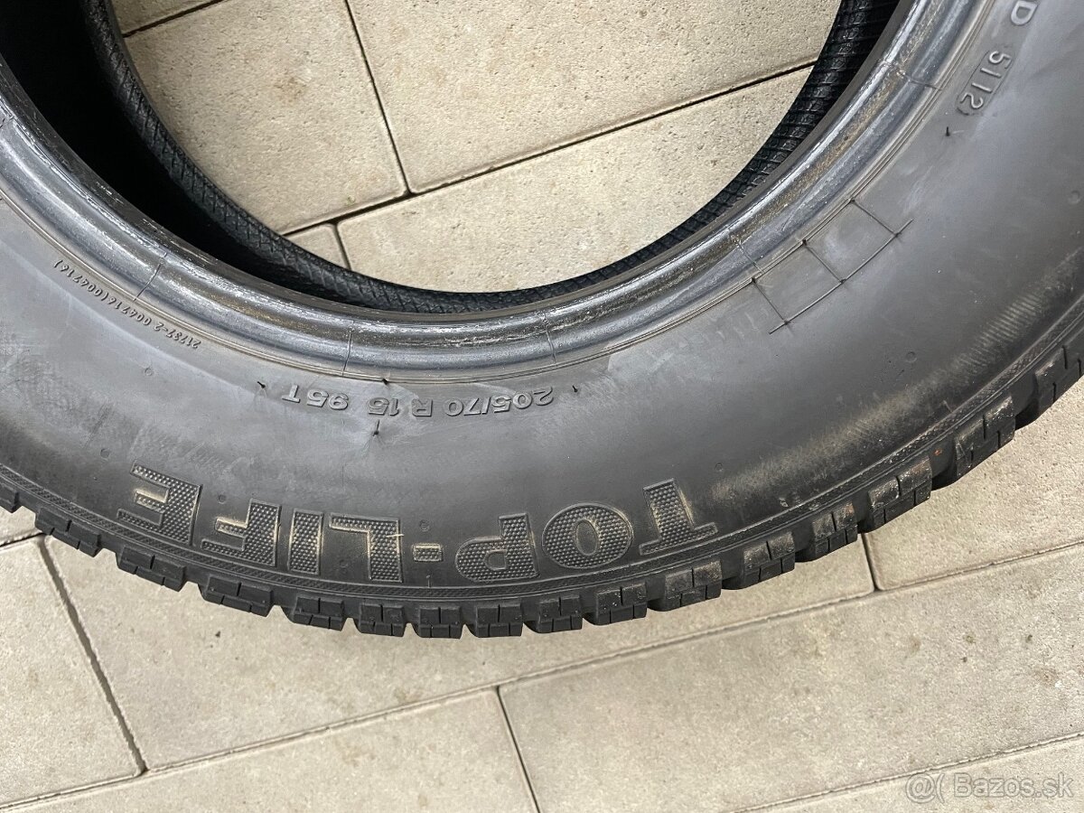 Predám letné pneumatiky Semperit 205/70 R15 - 4