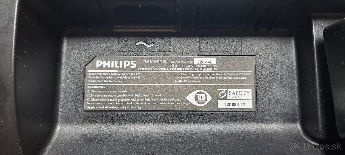 Monitor Philips 226V4L 21,5" - 4