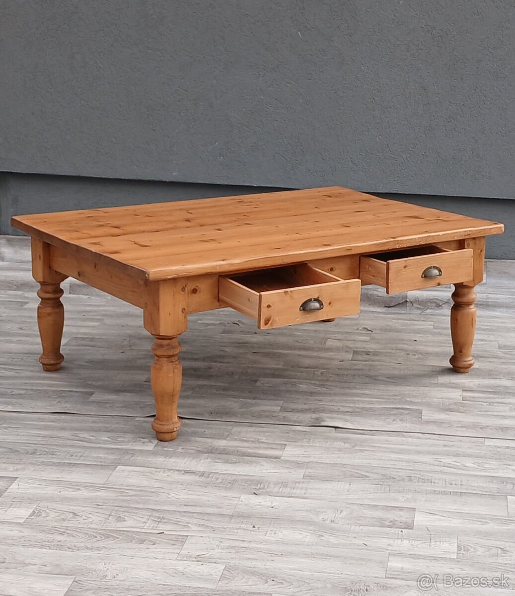 Stolík konferenčný smrekový. - 4