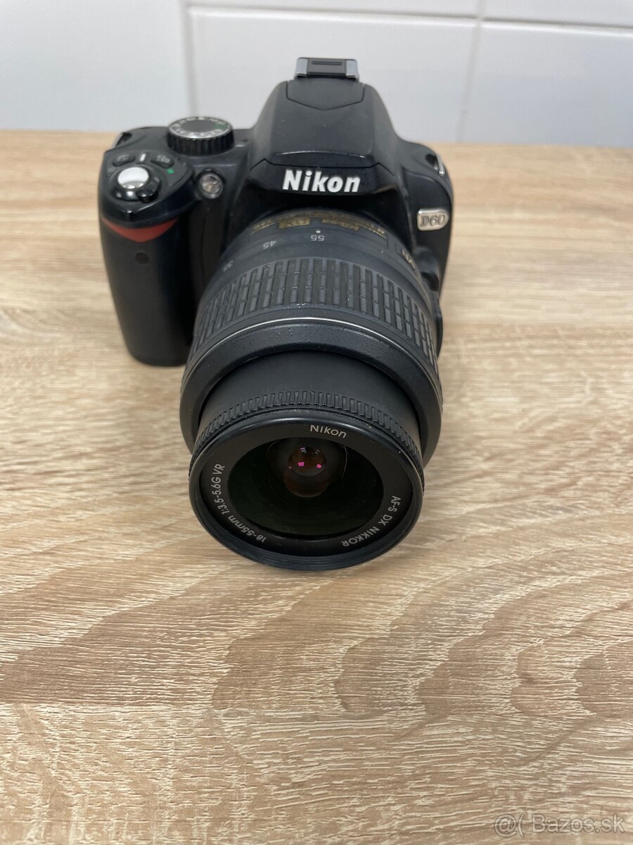Nikon D60 + objektív Nikkor 18–55 VR + nabíjačka - 4