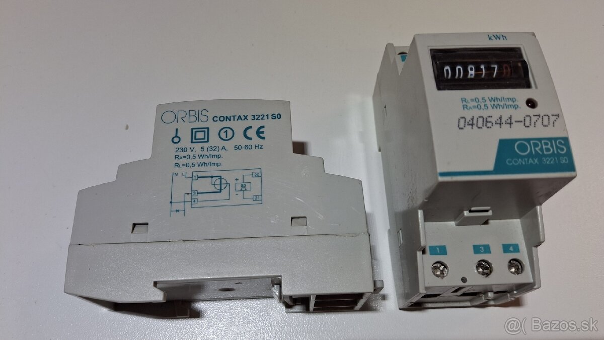 Elektromery analogove EU 1F/2P - 4