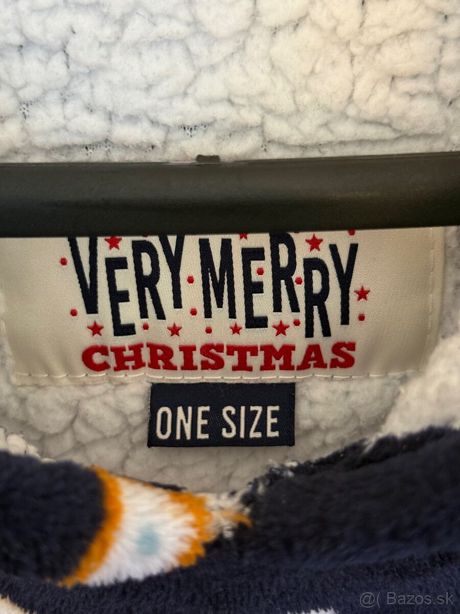 Oodie pončo, one size, Very Merry Christmas - 4