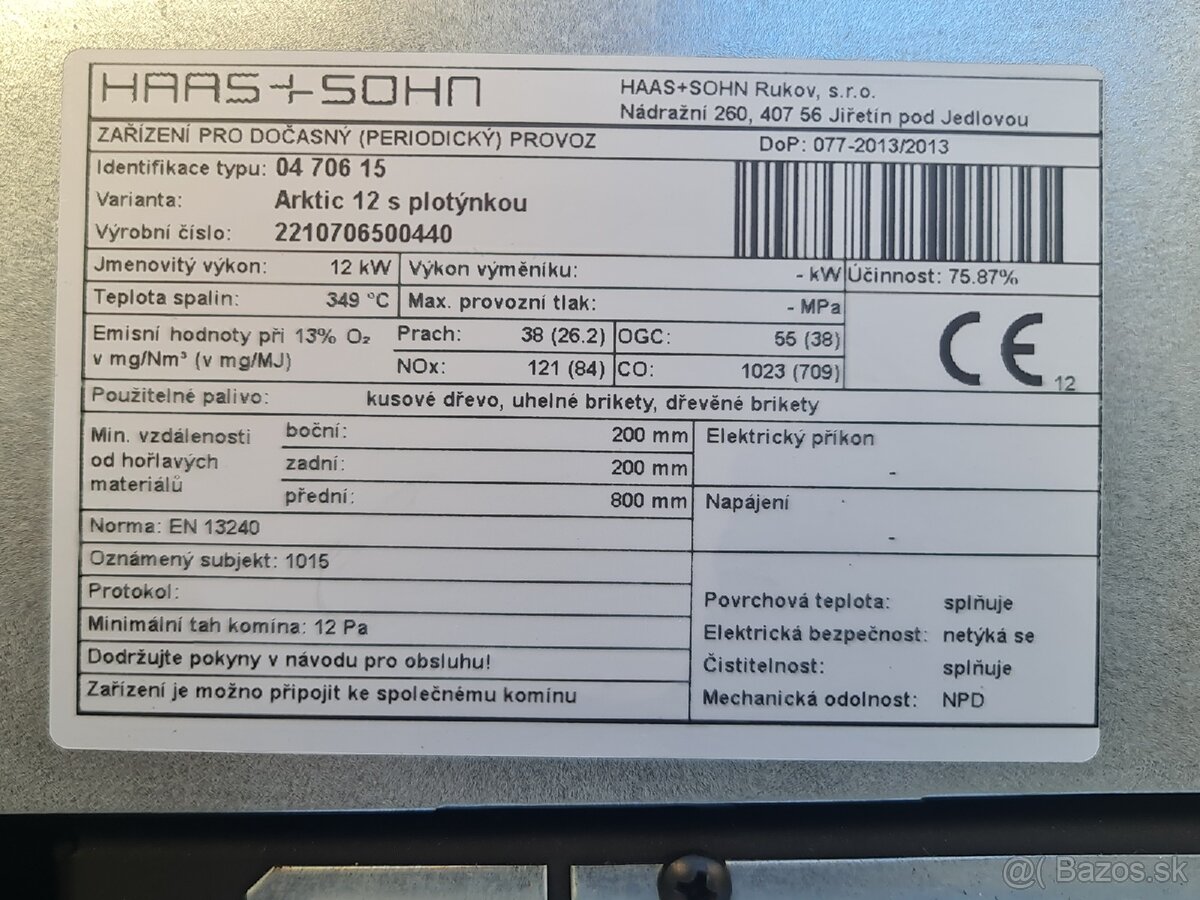 Predám krbové kachle nové - 4