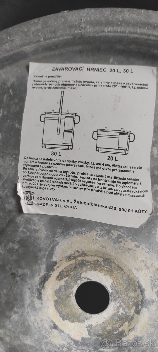 Zavaraci hrniec 20 L - 4