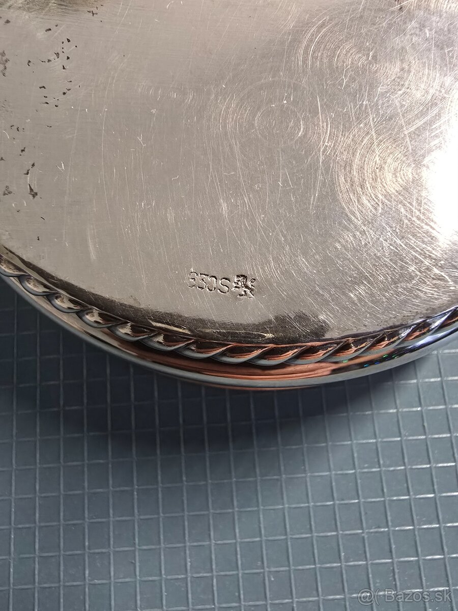 Strieborná miska 830/1000 - 4