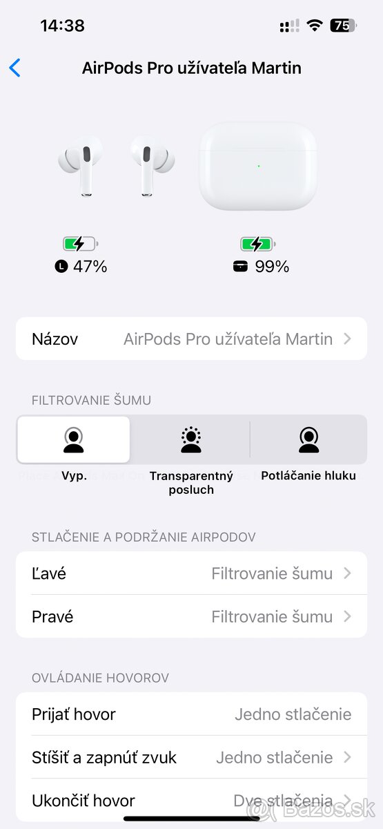 Originál Airpods Pro (2021) s obalom - 4