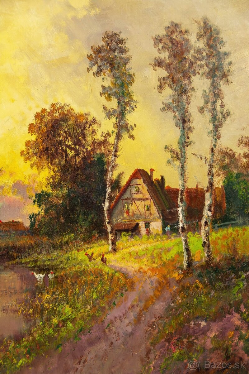 Holandská krajina, sign.Novak, 1100 × 800 mm - 4