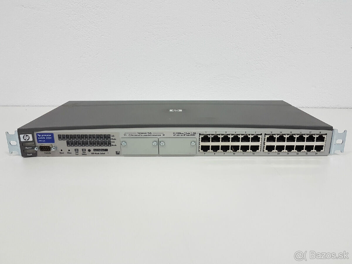 SWITCH HP ProCurve 2524 24portov menezovatelny - 4
