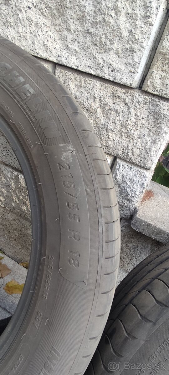 215/55/r18 letné pneumatiky Michelin - 4