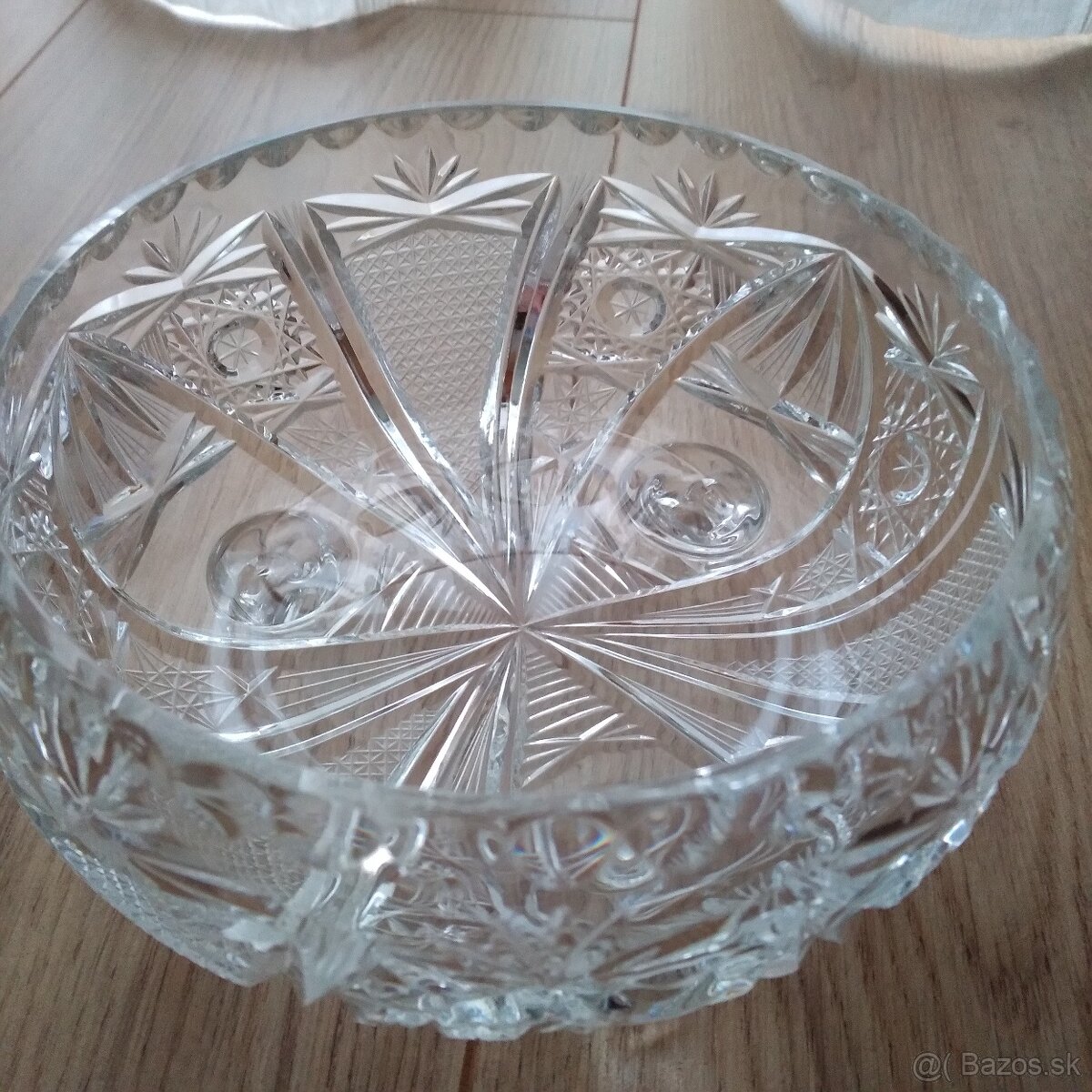 krištáľova váza a misy - 4