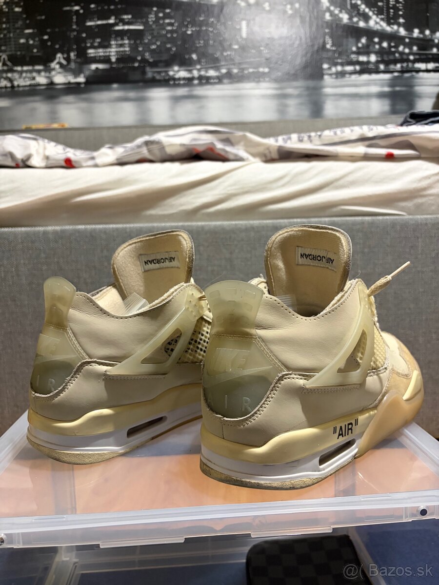 Air jordan retro 4 x offwhite - 4