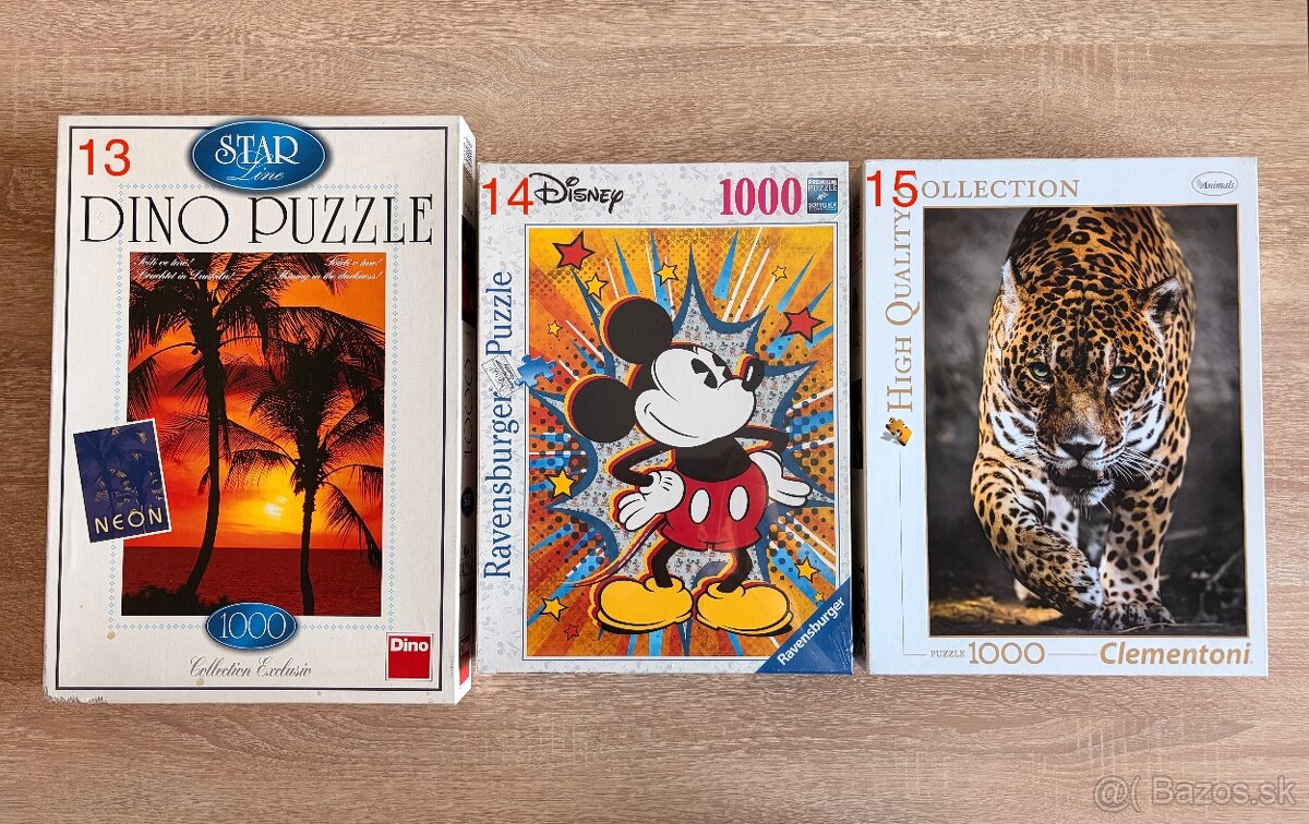 predám puzzle 1000ks rôzne - 4