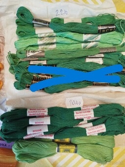 Bavlnky na vyšívanie 2 - 4