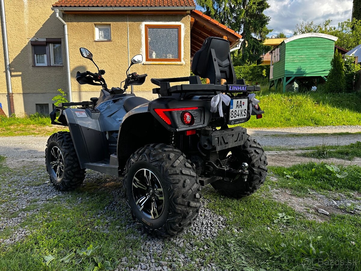 Prenájom štvorkolky Linhai 650 pro max