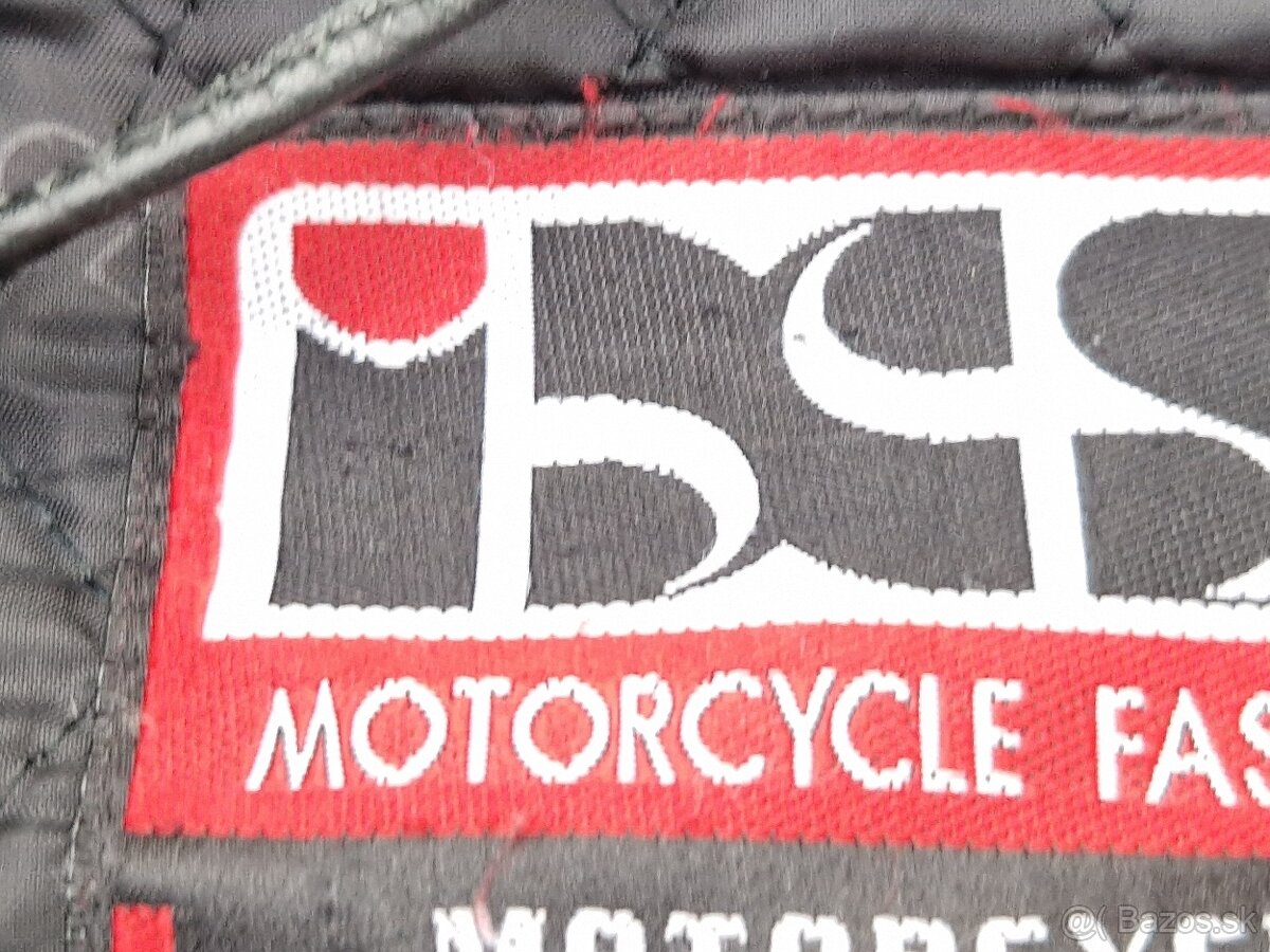 Pánská kožená moto bunda iXS velikost 66 (3XL) - 4