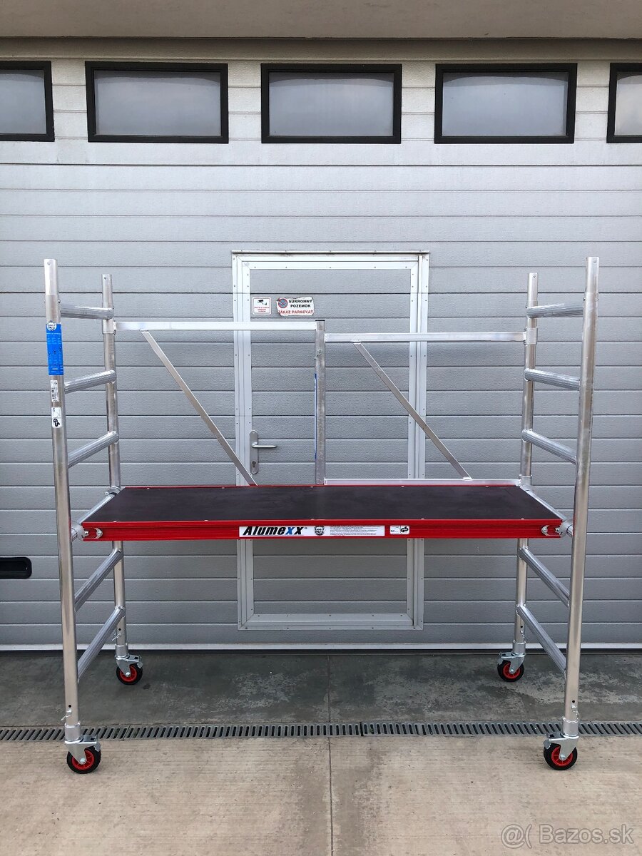 Mobilné hliníkové lešenie na kolieskach. DOPRAVA ZDARMA - 4