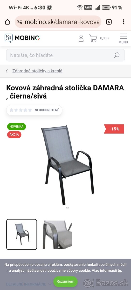 Zahradny stol a stolicky set - 4